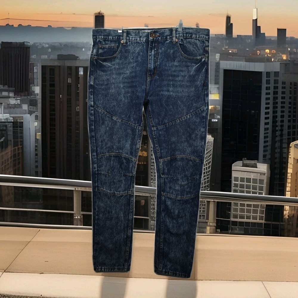 Kaalu Jeans vintage Y2K jeans, men's 38 length‎ 34 light acid wash straight leg